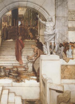 Alma-Tadema, Sir Lawrence After the Audience (mk23) china oil painting image